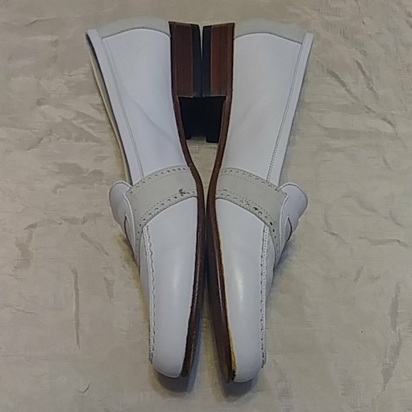 Bally White Leather Loafers main image 6